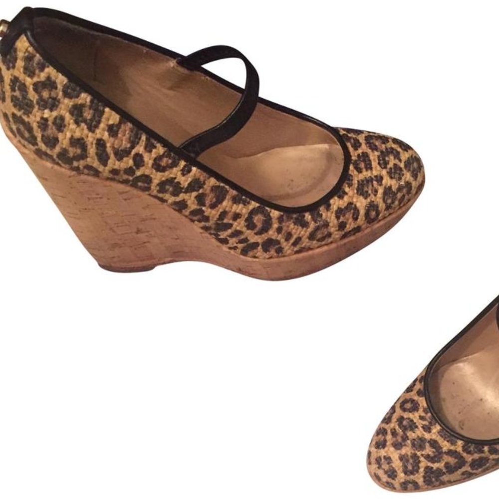 Stuart Weitzman Leopard Wedges